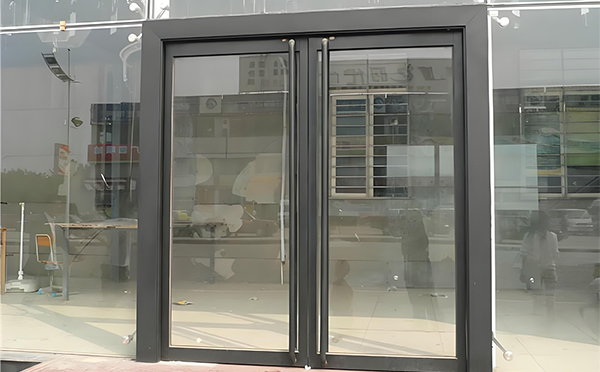 原州玻璃地弹门