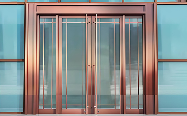 原州玻璃地弹门