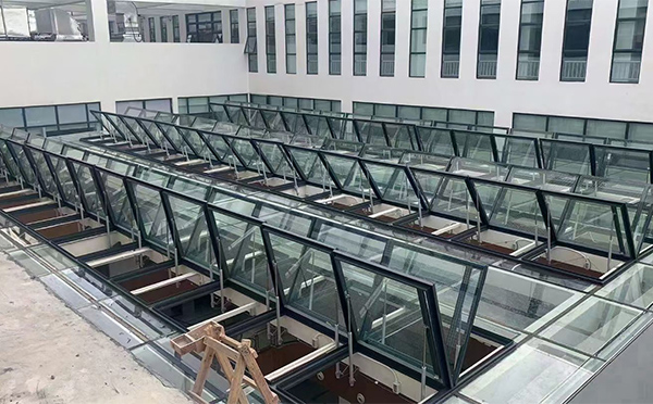 百安科技有限公司近期原州排烟窗项目案例分享